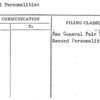 Record Personalities