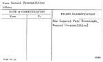 Record Personalities