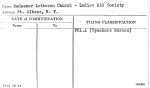 Redeemer Lutheran Church - Ladies Aid Society