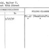 Redfield, Walter C.
