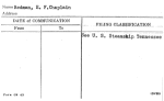 Redman, E.F. Chaplain