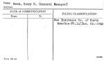Reed, Henry H. (General Manager)