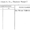 Reed, Johnie H. Jr., (Business Manager)