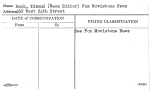 Reek, Edmund (News Editor) Fox Movietone News