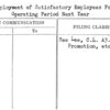 Re-Employment of Satisfactory Employees For the Operating Period Next Year