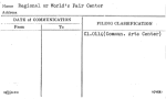 Regional or World's Fair Center