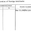 Registration of Foreign Architects
