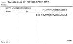 Registration of Foreign Architects