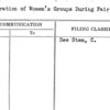 Registration of Women's Groups During Fair Period