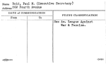 Reid, Paul M. (Executive Secretary)