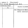 Reiff, Andrew J. (President)