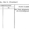 Reilly, John D. (President)