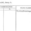 Reinholdf, Henry S.