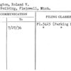 Remington, Roland V.