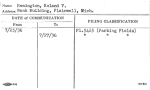 Remington, Roland V.