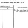 Removal of Property from the Fair Site