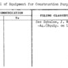Rental of Equipment for Construction Purposes