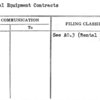 Rental Equipment Contracts