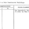 Report on Fair Constructed Buildings