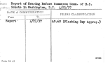 Report of Hearing Before Commerce Comm. of U.S. Senate in Washington, D.C. 4/21/37