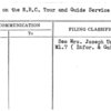 Report on the N.B.C. Tour and Guide Service