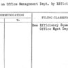 Report on Office Management Dept. by Efficiency Squad