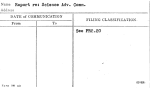 Report re: Science Adv. Comm.
