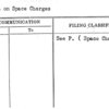 Report on Space Charges