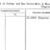 Report of Subway and Bus Fares-Mail & Messenger Div. (Duplicate 1-9-40)