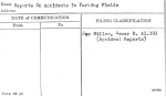 Reports On Accidents In Parking Fields