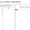 Reports on PreFair Concessions