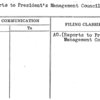 Reports to President's Management Council