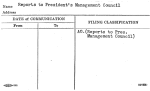 Reports to President's Management Council