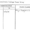 Representative College Women Group