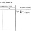 Request for Donation