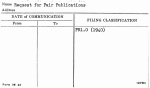 Request for Fair Publications