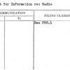Request for Information re: Radio