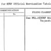 Request for NYWF Official Merchandise Catalog
