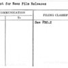 Request for News Film Releases