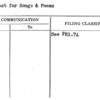 Request for Songs & Poems