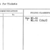 Request for Tickets