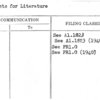 Requests for Literature
