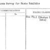 Resource Survey for State Exhibits