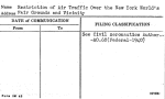 Restriction of Air Traffic Over the New York World's Fair Grounds and Vicinity