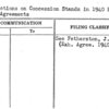 Restrictions on Concession Stands in 1940 Exhibit Agreements