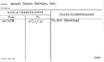 Retail Stores Service, Inc.