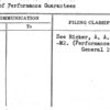 Return of Performance Guarantees
