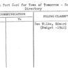 Return Post Card for Town of Tomorrow - Souvenir Directory
