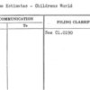 Revenue Estimates - Childrens World