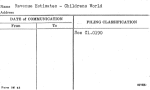 Revenue Estimates - Childrens World